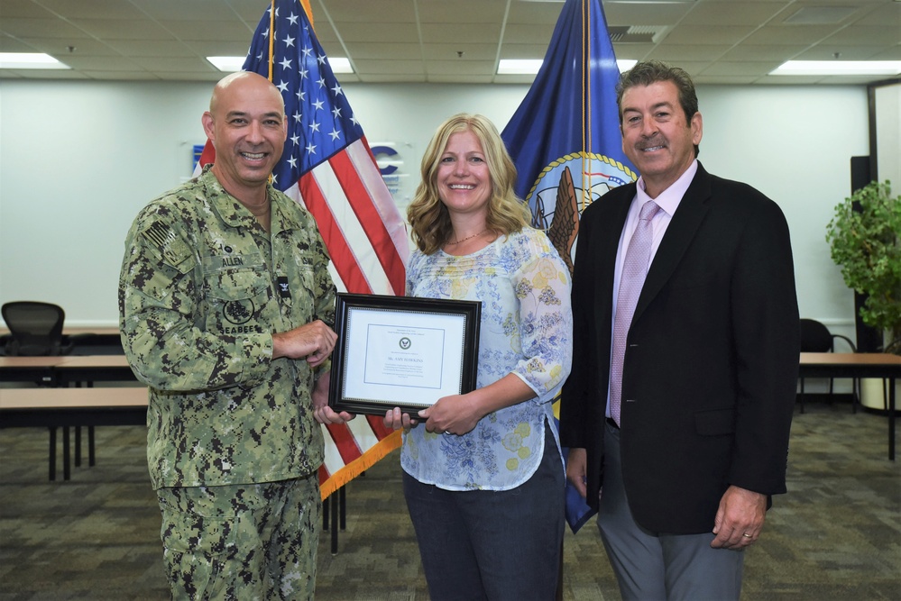 Biologist Honored as EXWC Environmental Restoration Employee of the Year