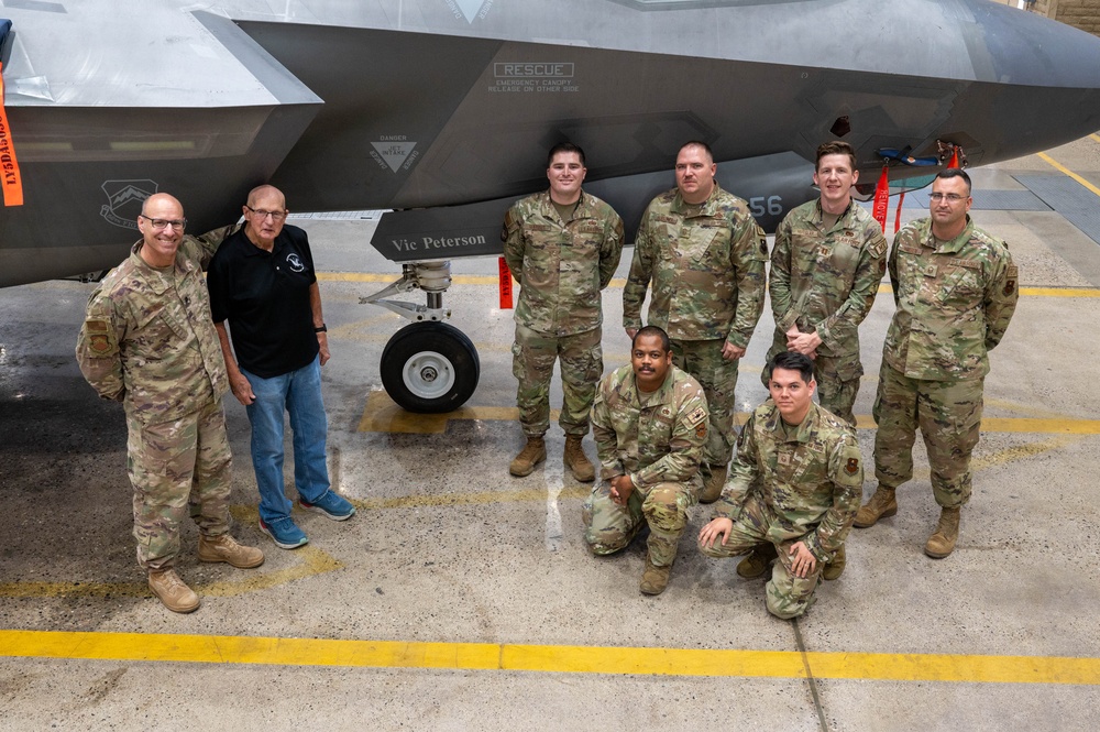 Luke AFB recognizes Vic Peterson Appreciation Day