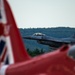 The U.S. Air Force F-16 Viper Demonstration Team performs at the Airshow Atlantic