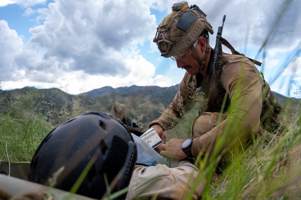 68th RQS cave rescue exercise