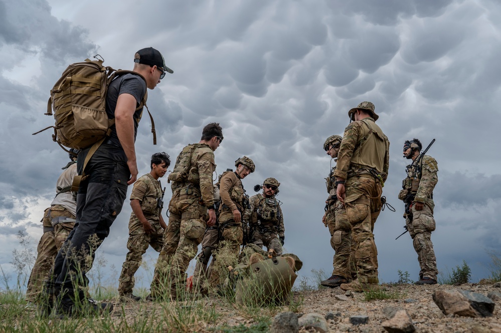 68th RQS cave rescue exercise
