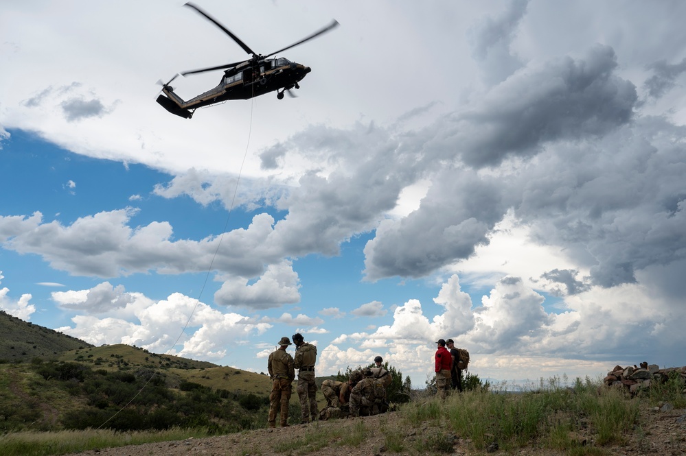 68th RQS cave rescue exercise