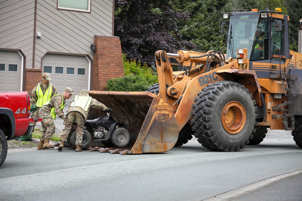 Alaska Organized Militia wraps up debris removal in Juneau