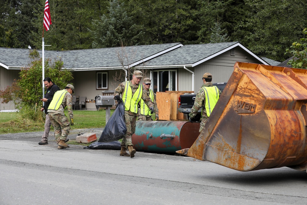 Alaska Organized Militia wraps up debris removal in Juneau