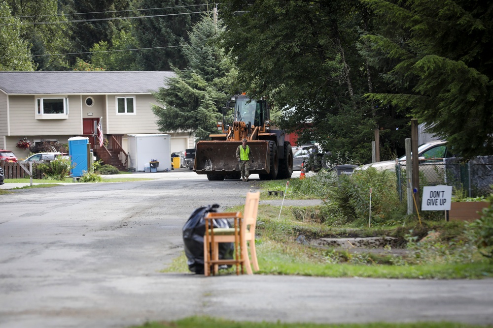 Alaska Organized Militia wraps up debris removal in Juneau