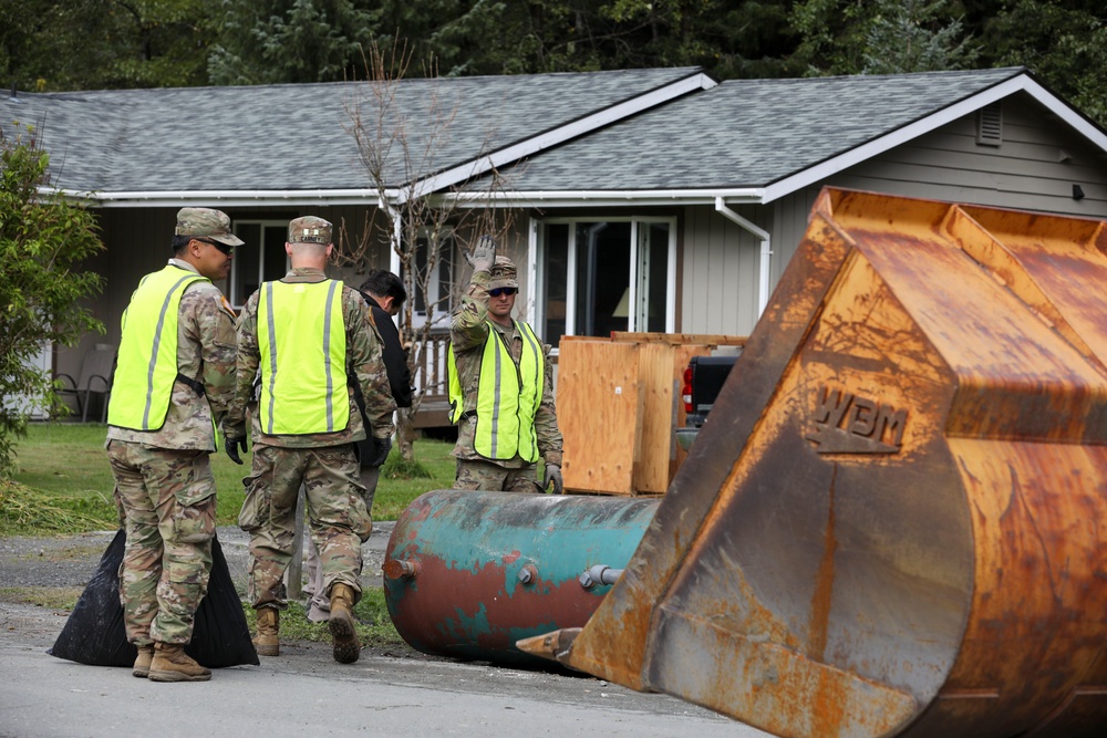 Alaska Organized Militia wraps up debris removal in Juneau