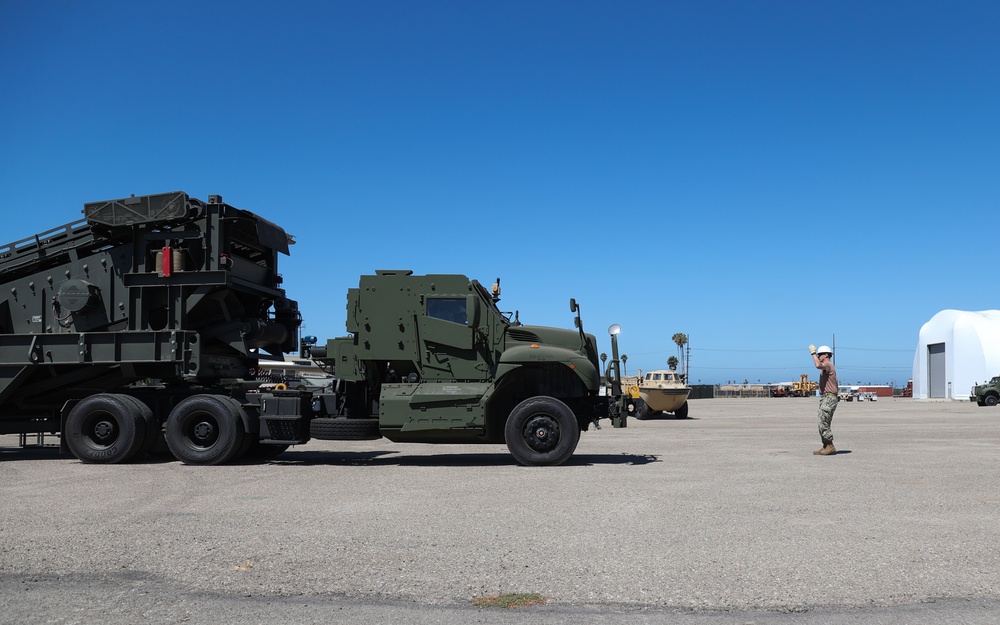 NMCB 4 Seabees Assemble Rock Breaker