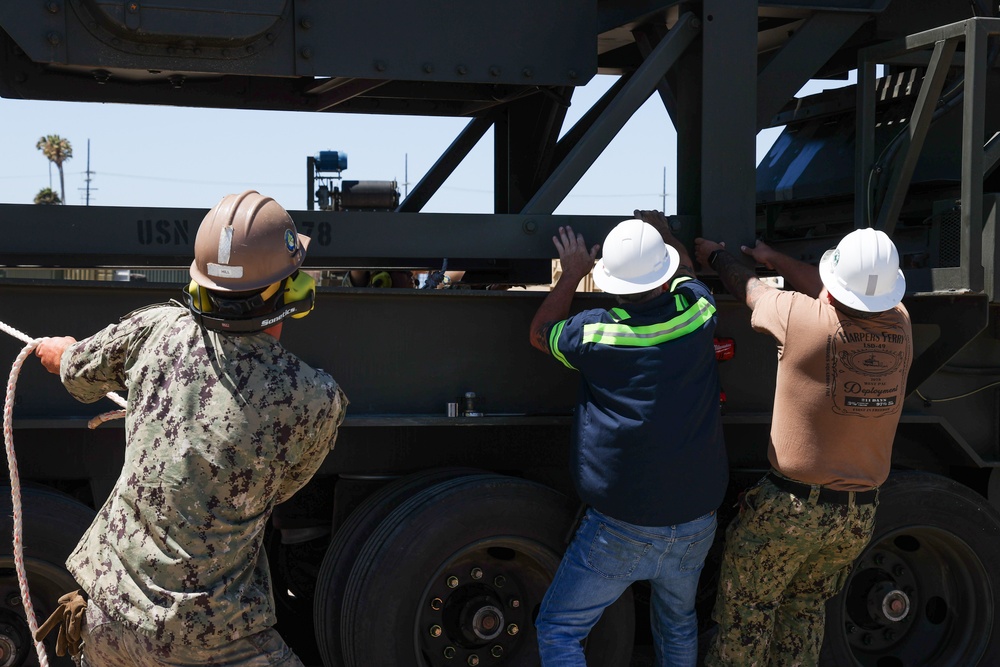 NMCB 4 Seabees Assemble Rock Breaker