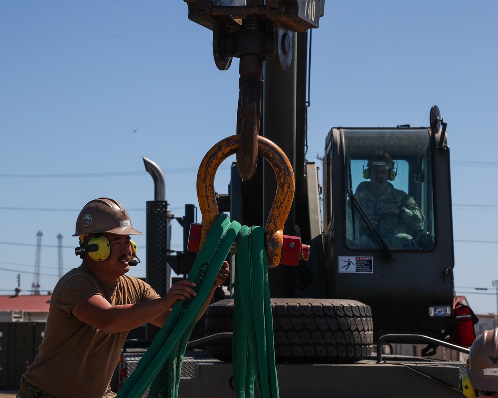 NMCB 4 Seabees Assemble Rock Breaker
