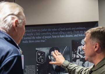 USS Ronald Reagan (CVN76) hosts Jon Voight and Sean McNamara