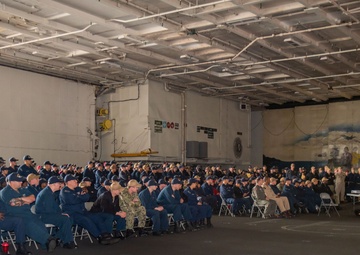 USS Ronald Reagan (CVN76) hosts Jon Voight and Sean McNamara
