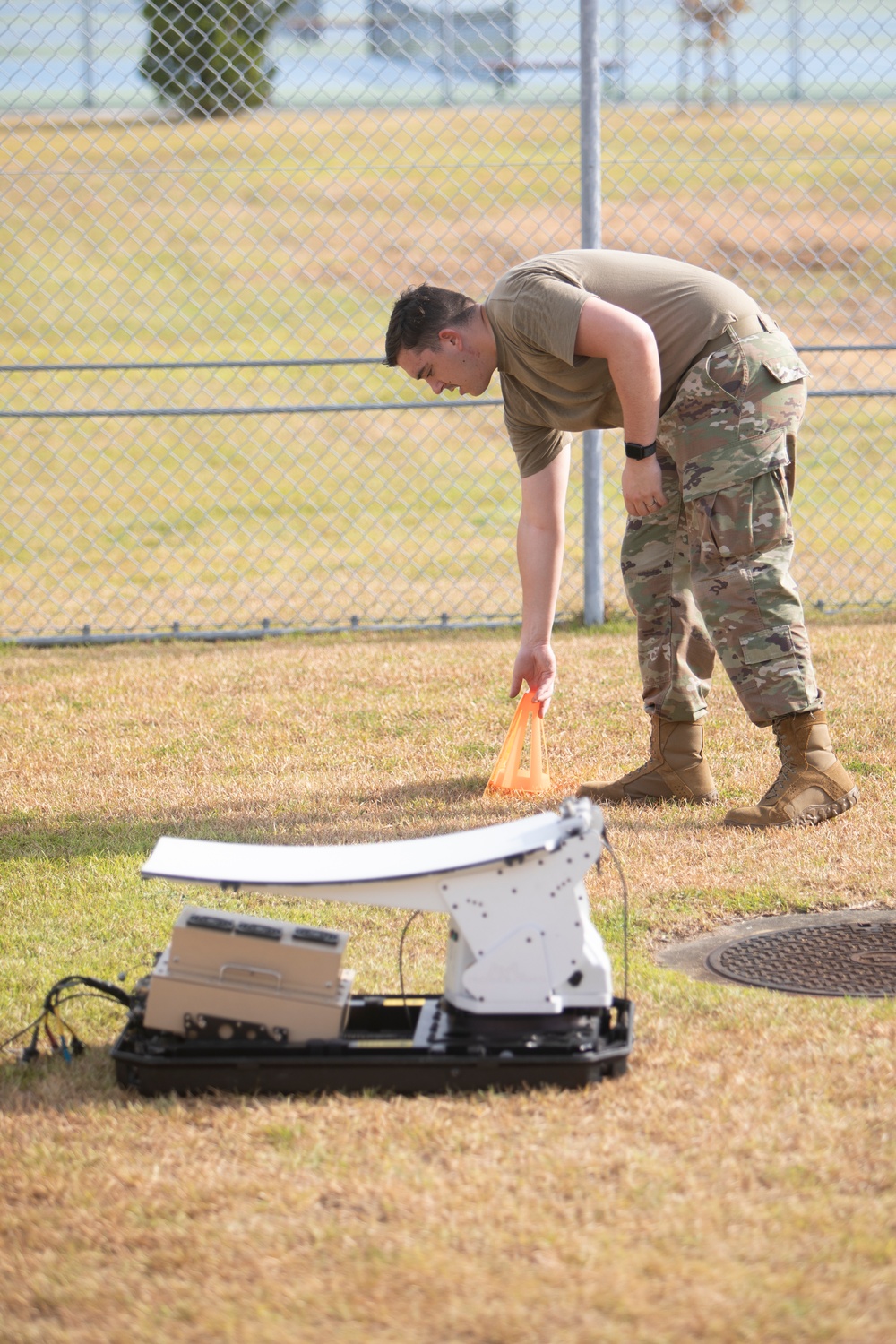 374th Communications Squadron conducts training during Operation Adamantium Shield