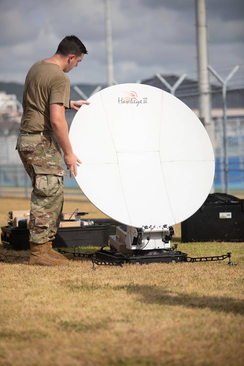 374th Communications Squadron conducts training during Operation Adamantium Shield