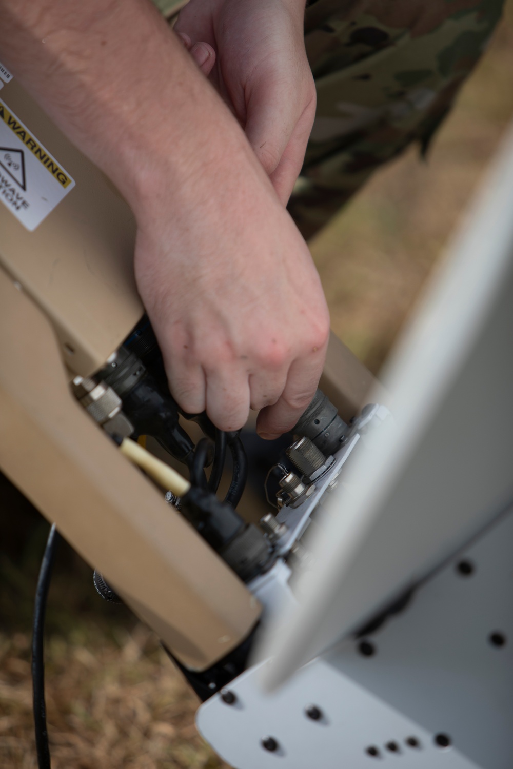374th Communications Squadron conducts training during Operation Adamantium Shield