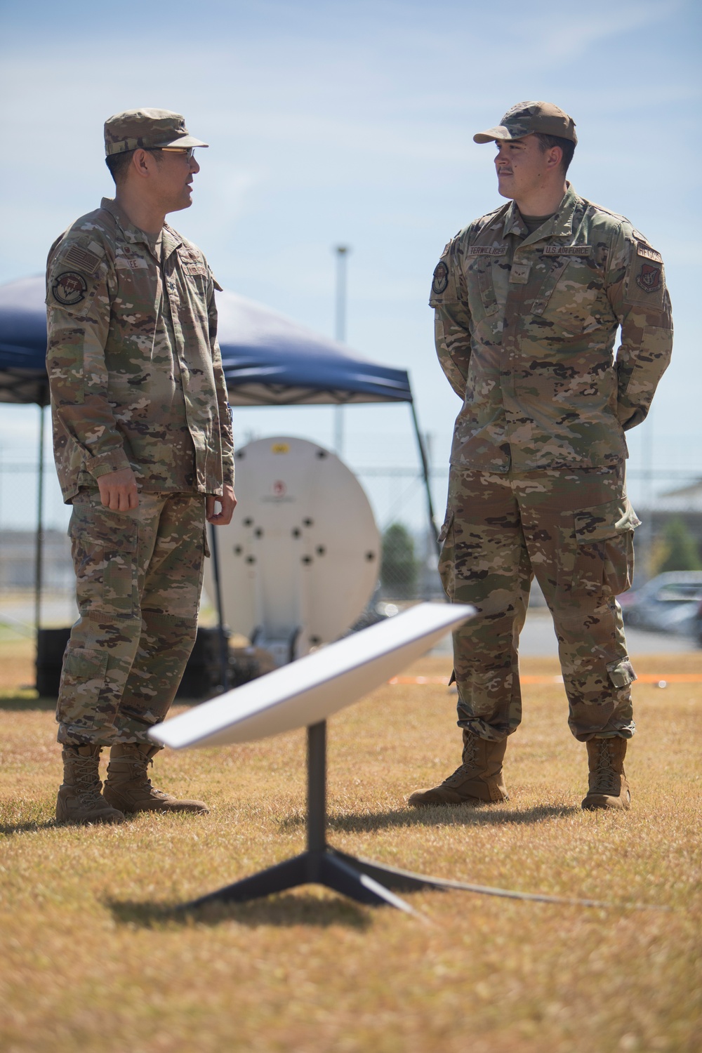 374th Communications Squadron conducts training during Operation Adamantium Shield