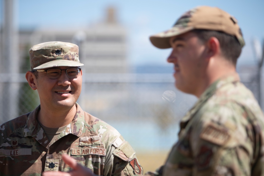 374th Communications Squadron conducts training during Operation Adamantium Shield