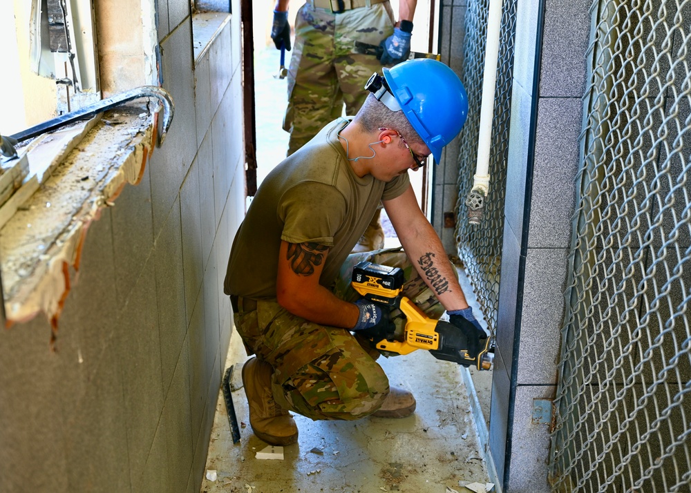 174th Civil Engineering Squadron Deployment for Training