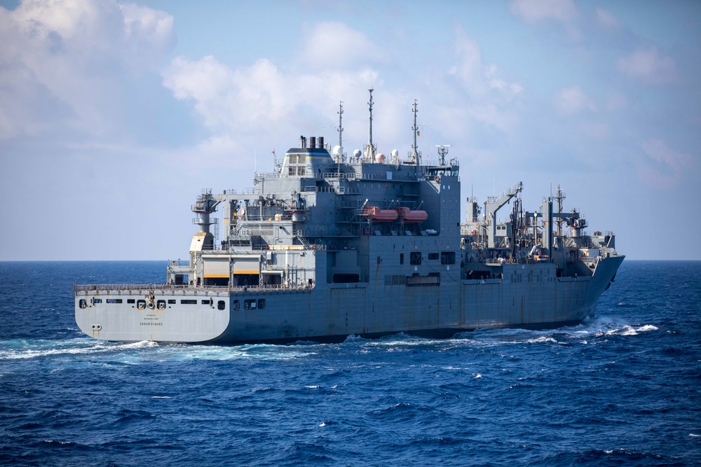 USS Ralph Johnson Conducts Replenishment at Sea