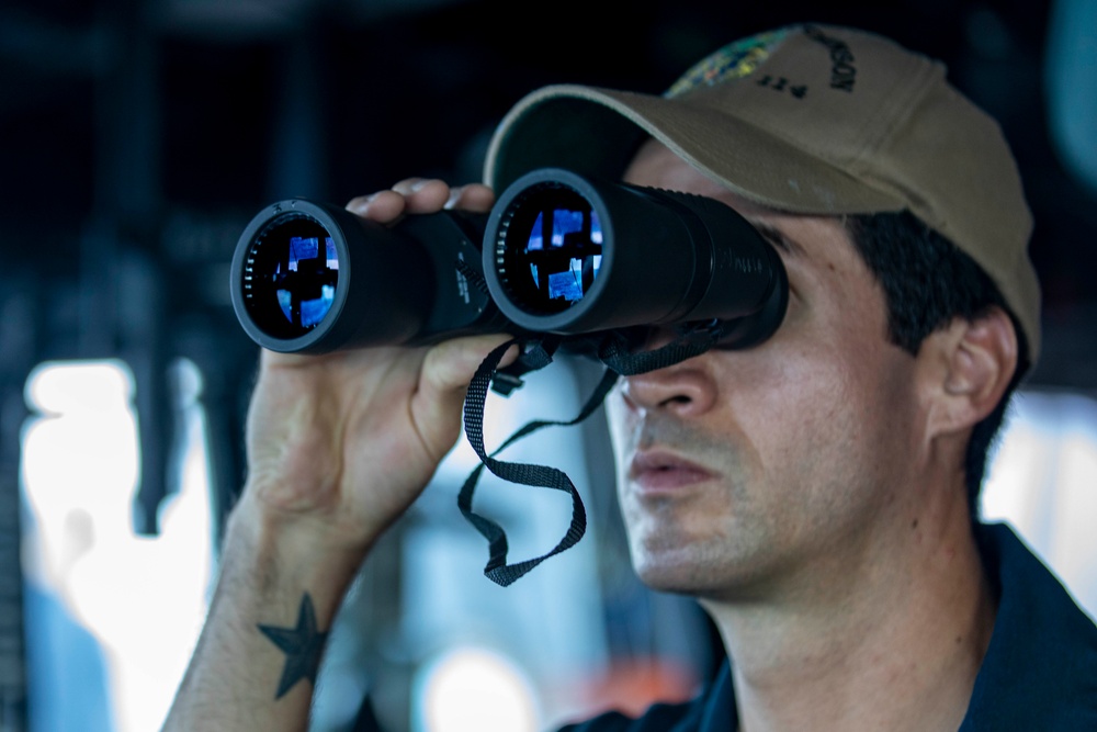 USS Ralph Johnson Conducts Replenishment at Sea