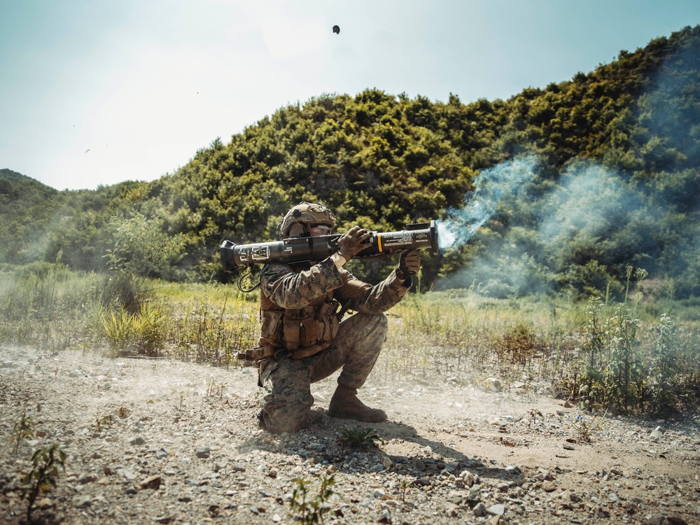 ROK, 15th MEU Recon Marines Conduct Live-Fire Ranges