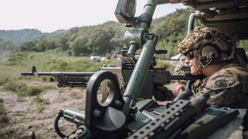 ROK, 15th MEU Recon Marines Conduct Live-Fire Ranges