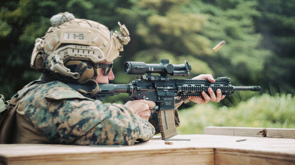 ROK, 15th MEU Recon Marines Conduct Live-Fire Ranges