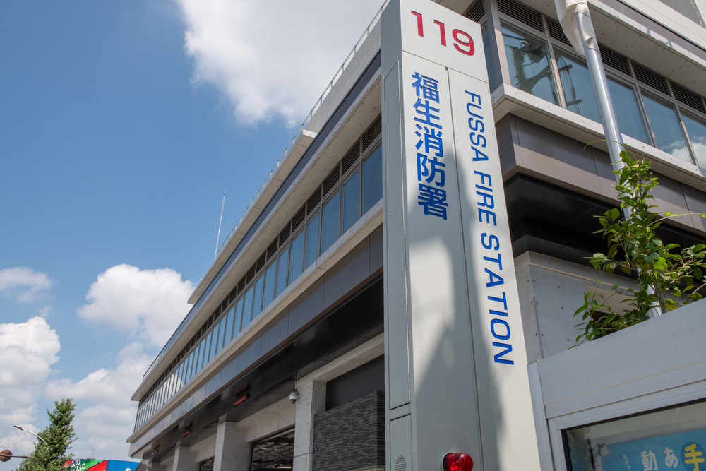 Fussa city, 374th CES firefighters participate in Tokyo Fire Prevention Week