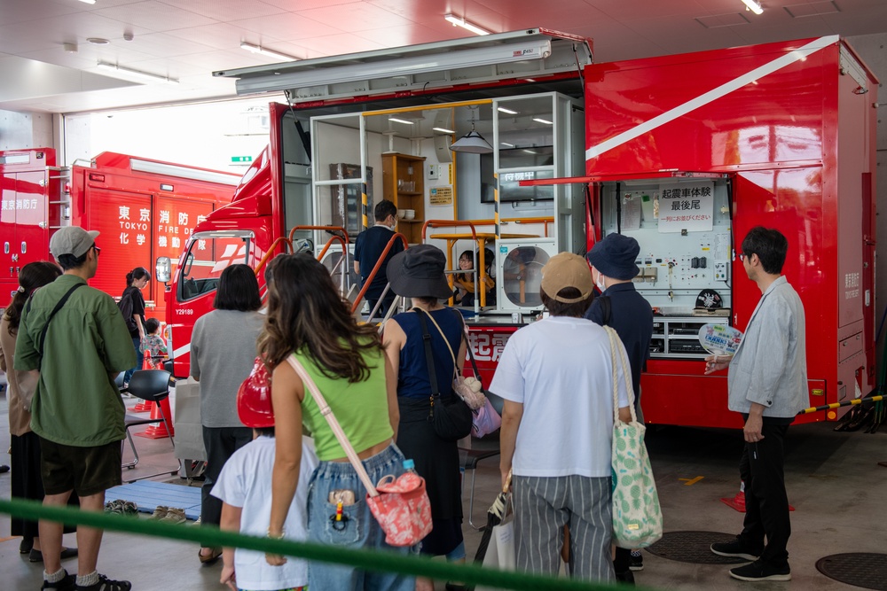 Fussa city, 374th CES firefighters participate in Tokyo Fire Prevention Week