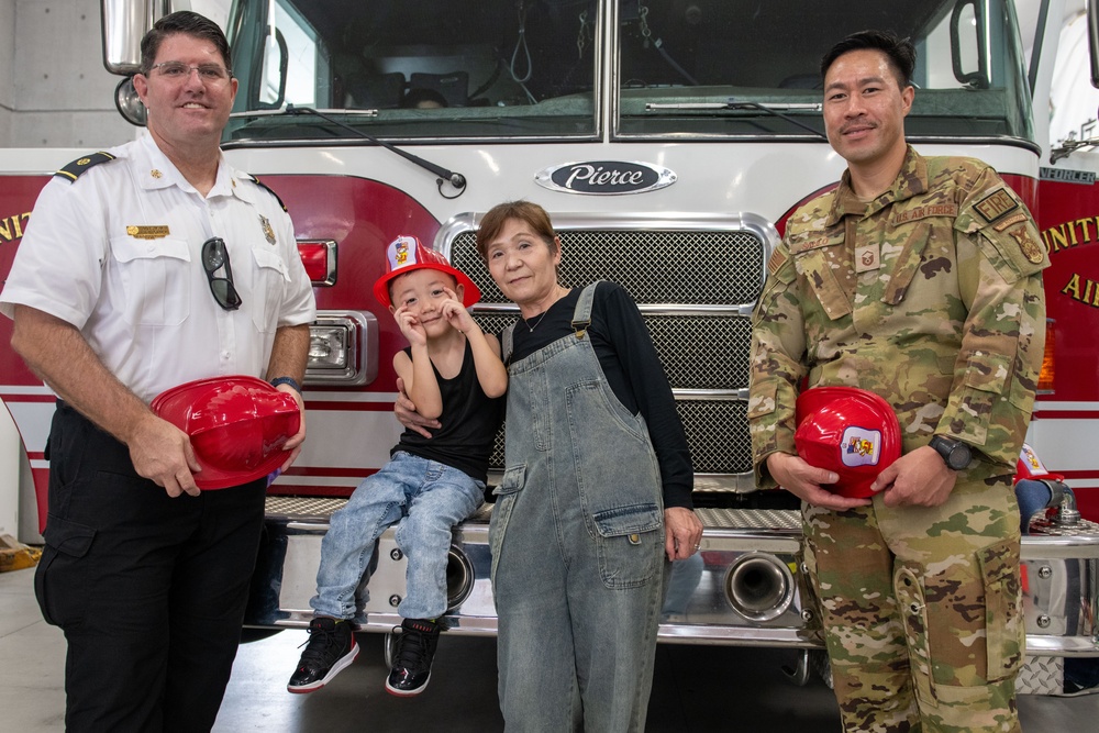 Fussa city, 374th CES firefighters participate in Tokyo Fire Prevention Week