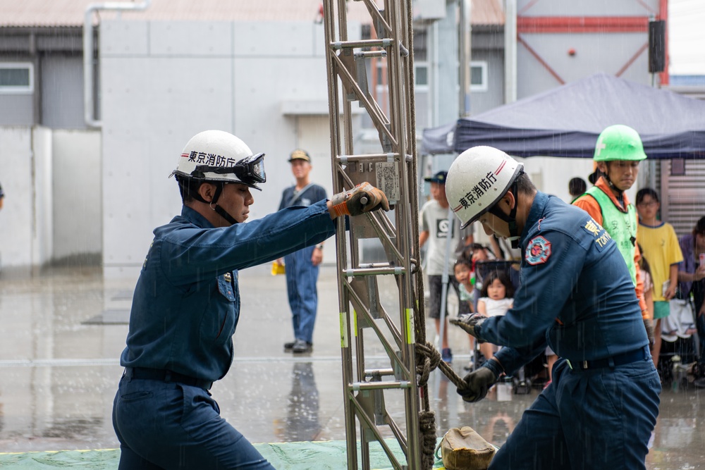 Fussa city, 374th CES firefighters participate in Tokyo Fire Prevention Week