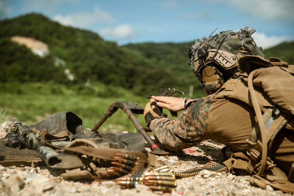 ROK Marines, BLT 1/5 Conduct CSW Live-Fire Range