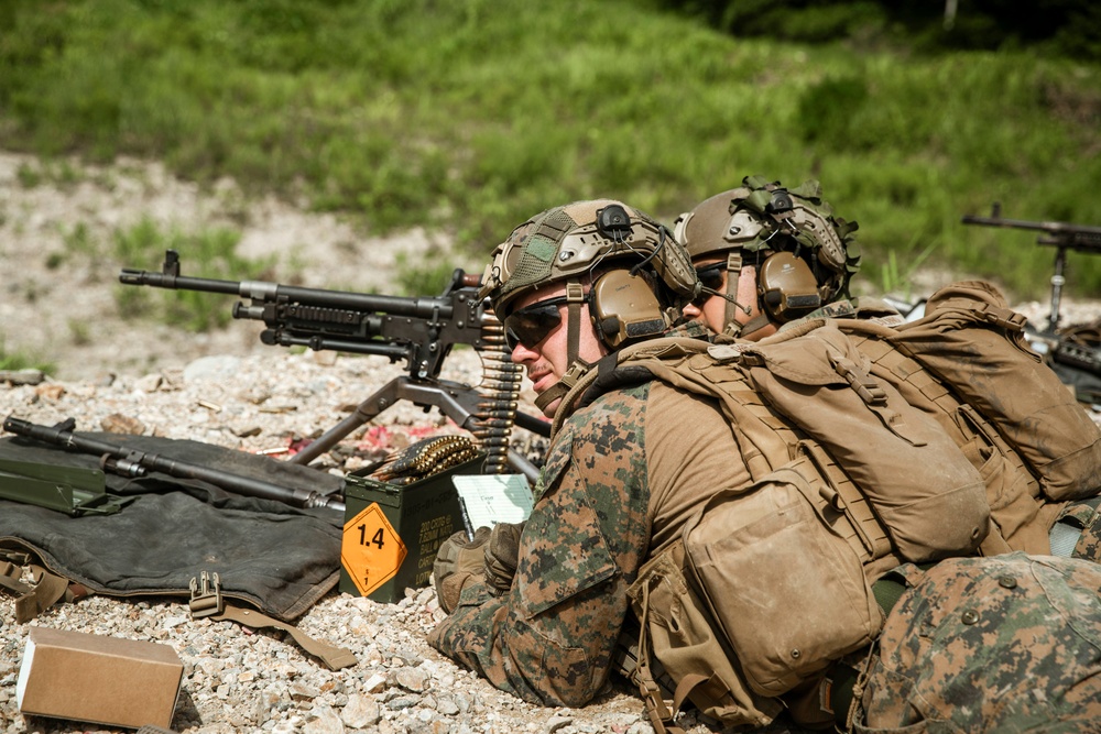 ROK Marines, BLT 1/5 Conduct CSW Live-Fire Range