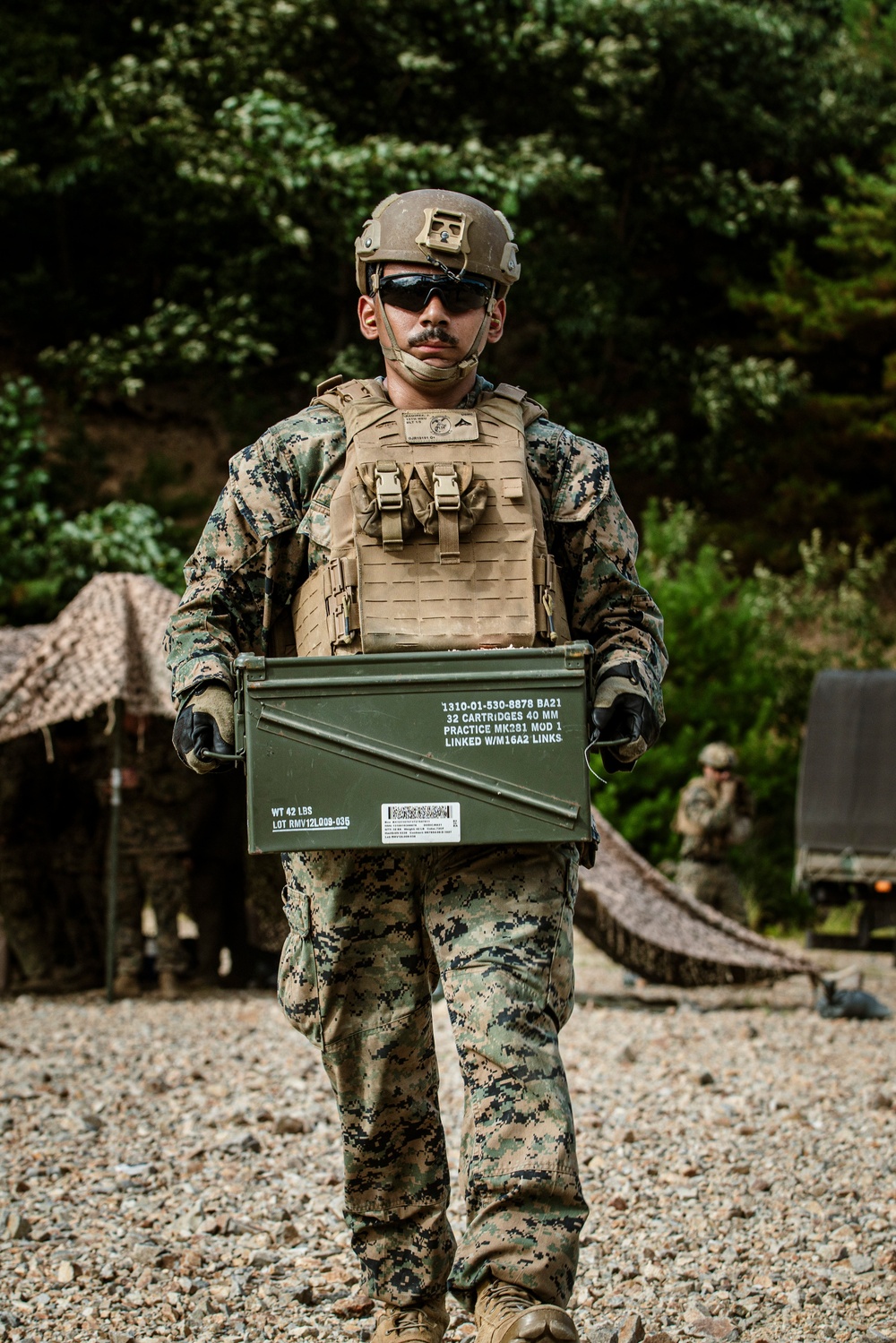 ROK Marines, BLT 1/5 Conduct CSW Live-Fire Range