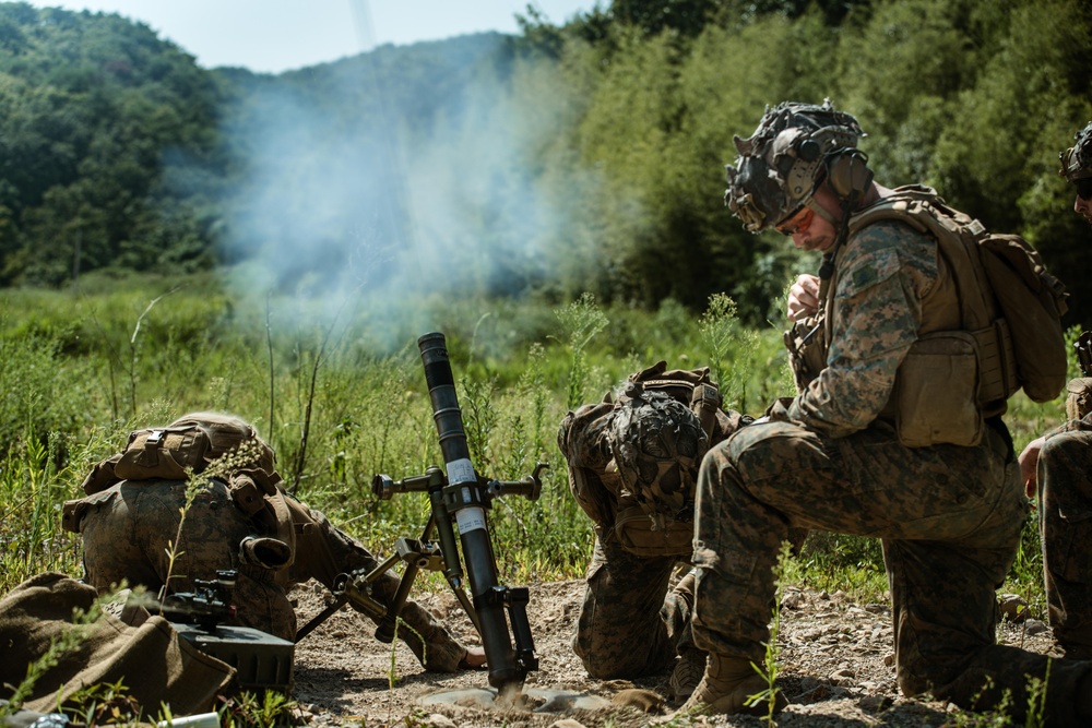 Shot Out: ROK, US Marines Conduct Rocket, Mortar Range