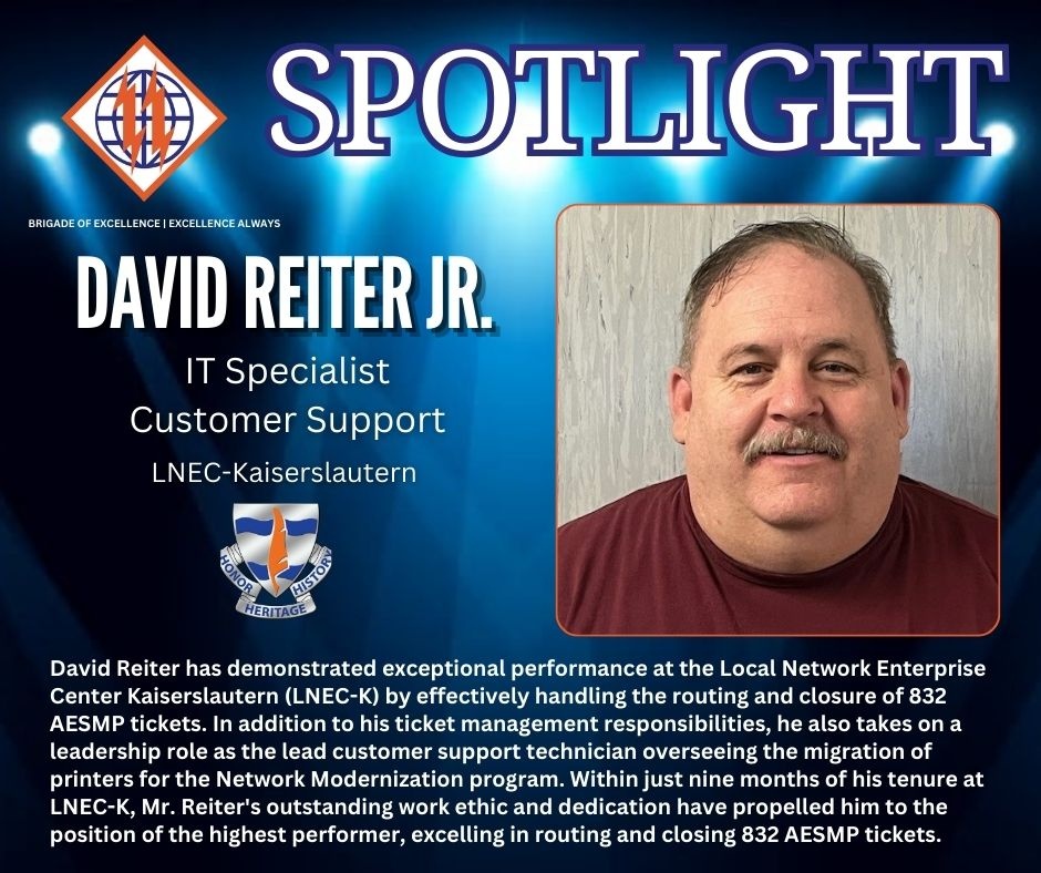 2d TSB Spotlight: David Reiter Jr