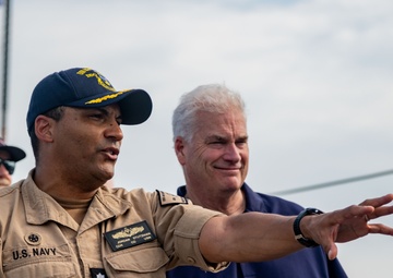 USS McCampbell (DDG 85) hosts tour for congressional delegates