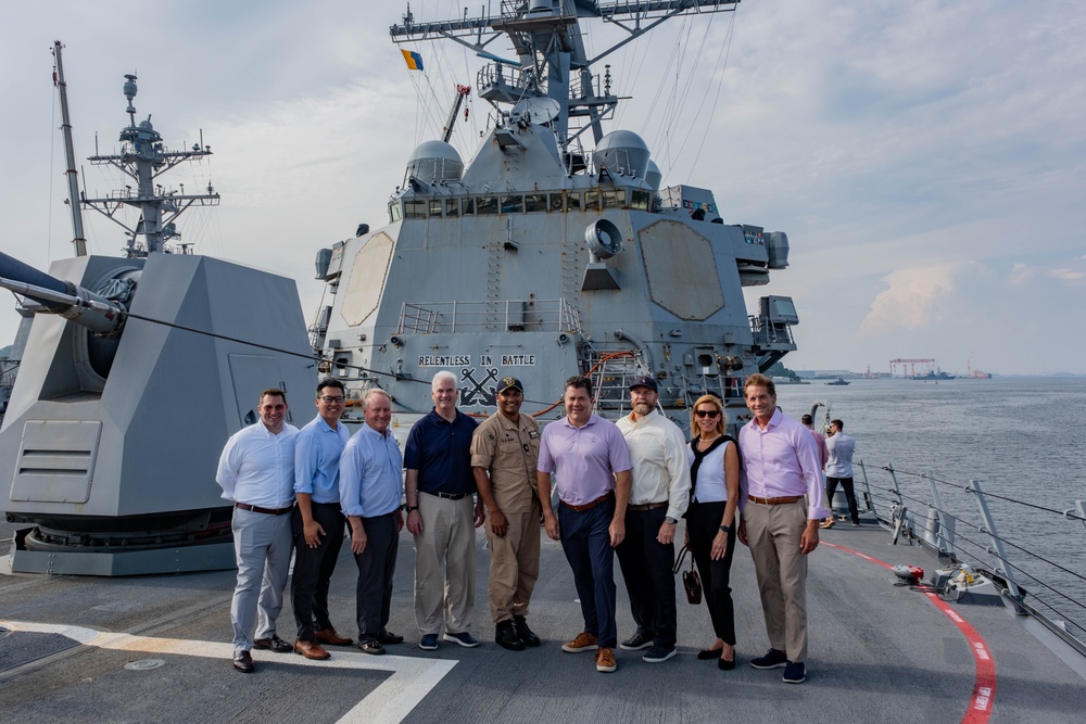 USS McCampbell (DDG 85) hosts tour for congressional delegates