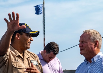 USS McCampbell (DDG 85) hosts tour for congressional delegates