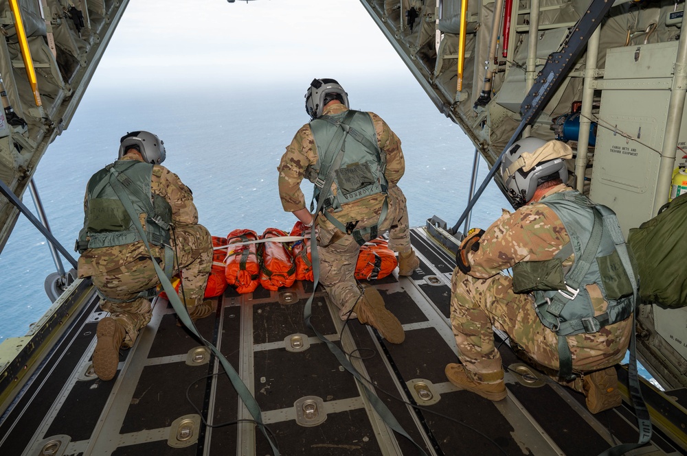 USAF and RAAF conduct ocean survival equipment drops during Pacific Angel 24-1