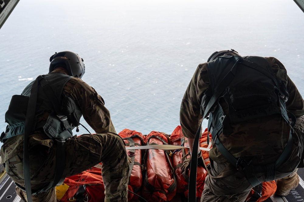 USAF and RAAF conduct ocean survival equipment drops during Pacific Angel 24-1