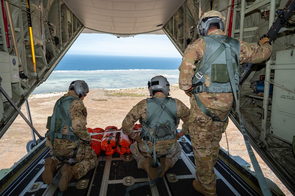 USAF and RAAF conduct ocean survival equipment drops during Pacific Angel 24-1