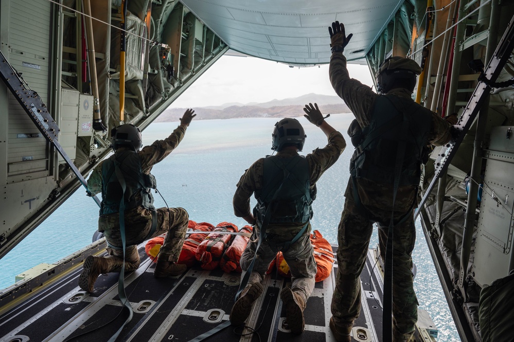 USAF and RAAF conduct ocean survival equipment drops during Pacific Angel 24-1