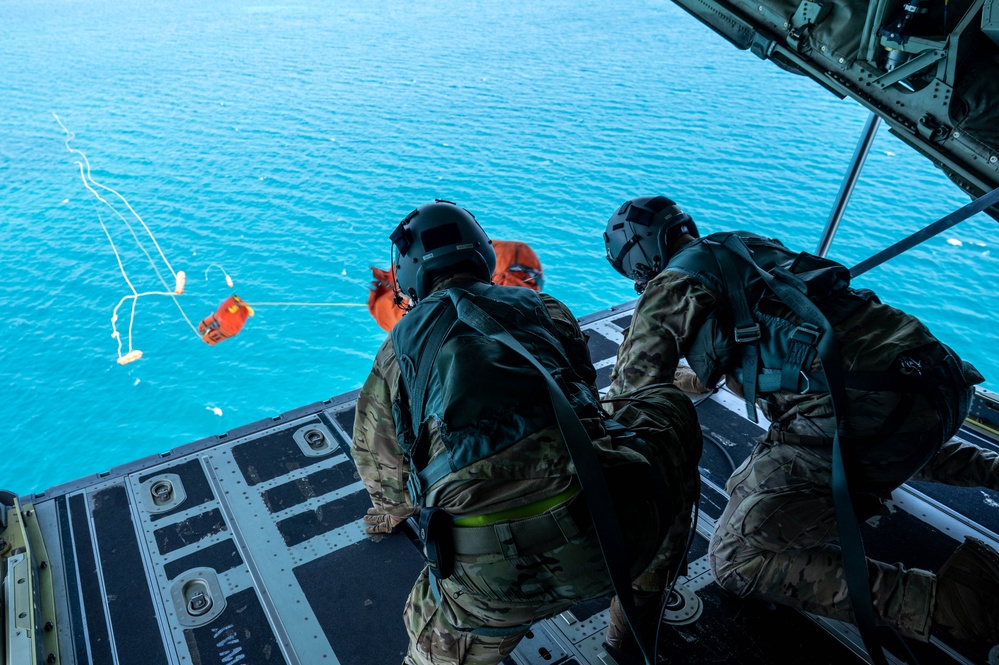 USAF and RAAF conduct ocean survival equipment drops during Pacific Angel 24-1
