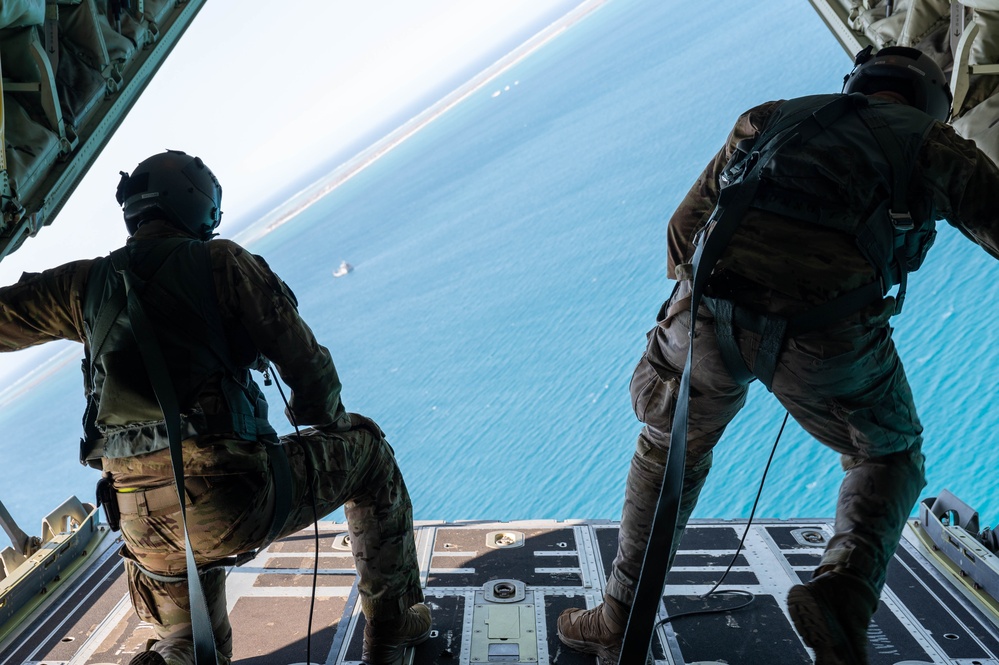 USAF and RAAF conduct ocean survival equipment drops during Pacific Angel 24-1