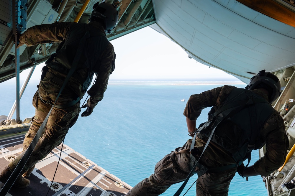USAF and RAAF conduct ocean survival equipment drops during Pacific Angel 24-1