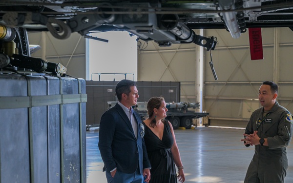 Dr. Gavulic Howk speaks with Aviano Air Base