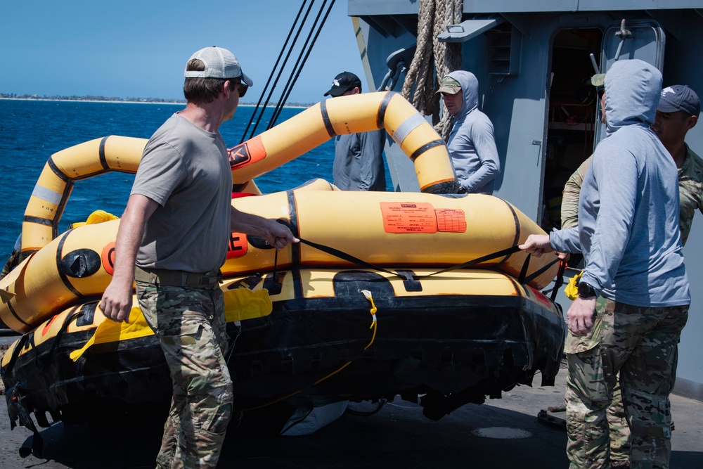 USAF and RAAF conduct ocean survival equipment drops during Pacific Angel 24-1