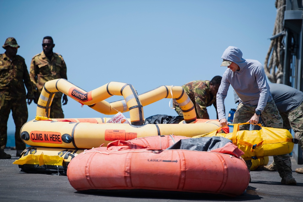 USAF and RAAF conduct ocean survival equipment drops during Pacific Angel 24-1