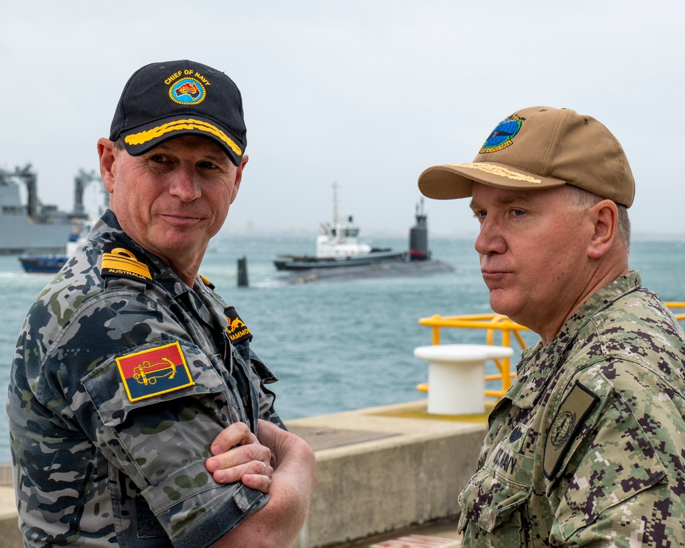 USS Hawaii Arrives at HMAS Stirling as Part of AUKUS Pillar 1