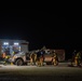 379th ECES firefighters practice vehicle extrication with host nation partners